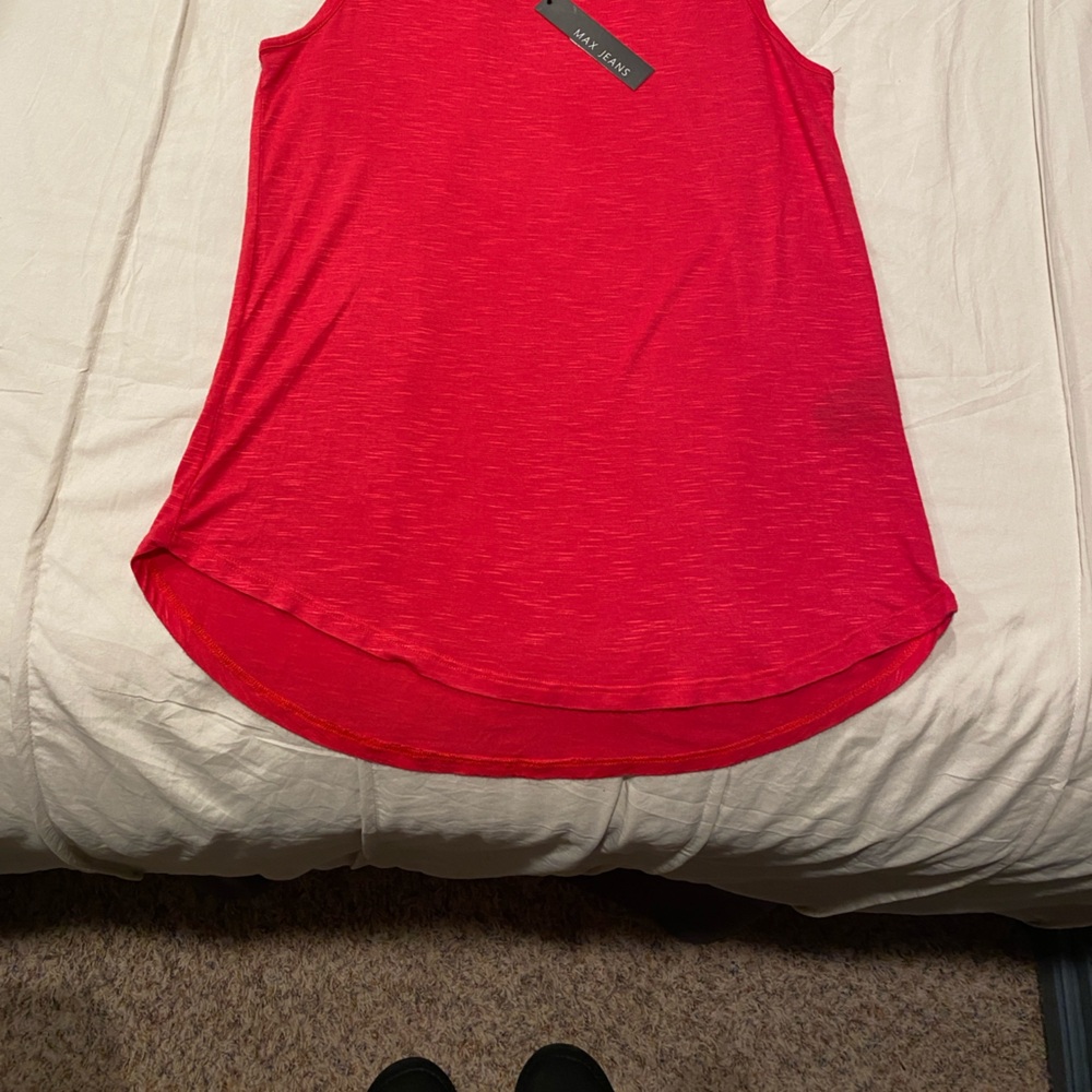 Max Jeans pink sleeveless top size XS